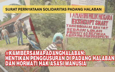 SURAT PERNYATAAN SOLIDARITAS PADANG HALABAN