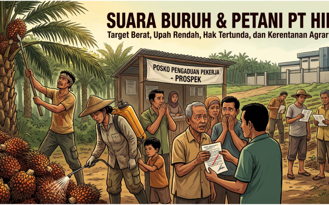 SIARAN PERS PROSPEK: Target Kerja Berat, Upah Rendah, Hak Tertunda, dan Kerentanan Petani-Buruh di Perkebunan