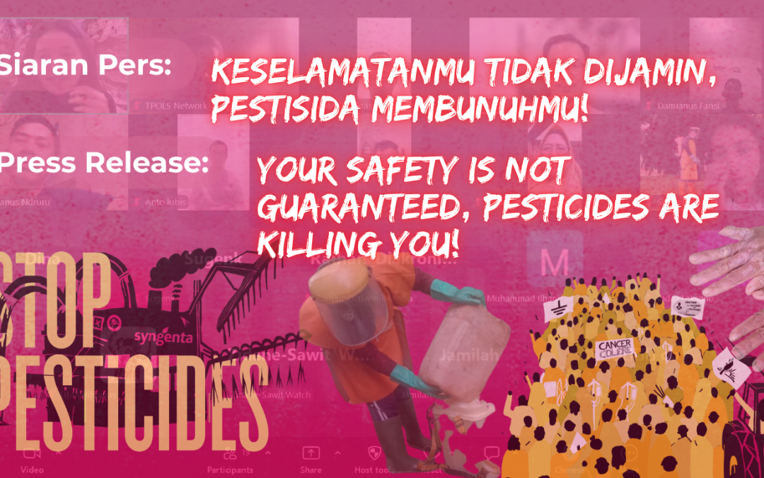 Press Release: Your Safety is Not Guaranteed, Pesticides Are Killing You!